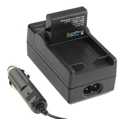 Digitale Camera Accu auto-oplader voor Gopro HERO 4 AHDBT-401