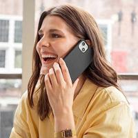 Accezz Liquid Silicone Backcover Google Pixel 8 Telefoonhoesje Zwart - thumbnail