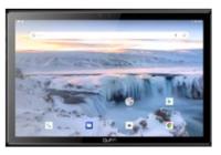 Qubo T104 tablet met 4G-connectiviteit, 10,1 inch 4 GB RAM 64 GB ROME grijs, incl. hoes - thumbnail
