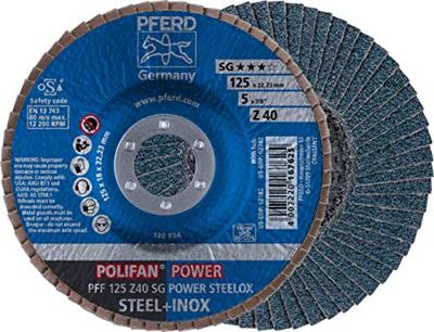 PFERD TOOLS 67684125 Z Sg Power Steelox Lamellenschijf Diameter 125 mm Boordiameter 22.23 mm 10 stuk(s)