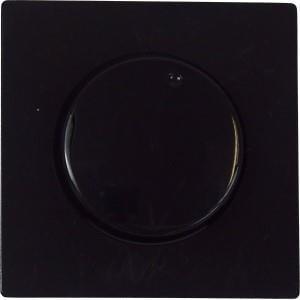 Peha Afdekplaat dimmer + knop PEHA zwart Dialog - 4602664