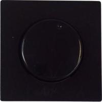 Peha Afdekplaat dimmer + knop PEHA zwart Dialog - 4602664 - thumbnail