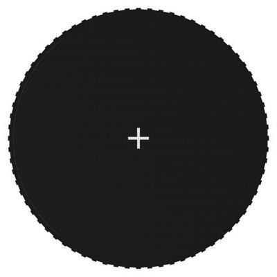 VidaXL Springmat voor 13 feet/3,96 m ronde trampoline stof zwart