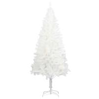 VidaXL Kunstkerstboom met levensechte naalden 180 cm wit - thumbnail