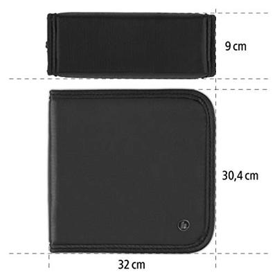 Hama CD Wallet Nylon 208 Zwart