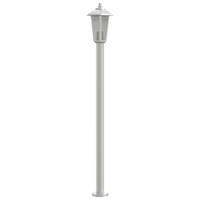 VidaXL Vloerlamp voor buiten 3 st 120 cm roestvrijstaal zilverkleurig - thumbnail