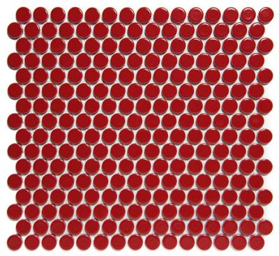 Mozaiek Coins Venice Rood 1,9x1,9