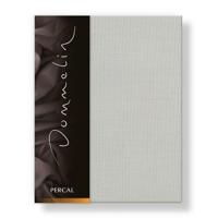 Dommelin Dommelin Hoeslaken Uni Percal 200TC 523 Zilver 180x220/30 - thumbnail