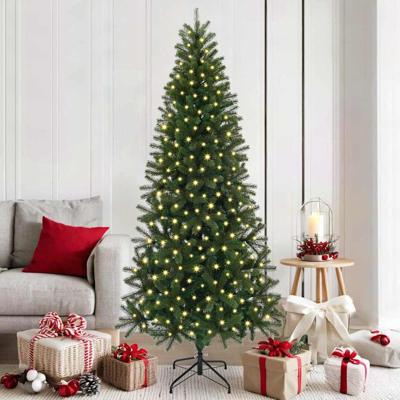 Kunstkerstboom met 300 LED met standaard Groen 180 cm PE en PVC