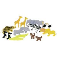 Goki wilde dieren hout, 20dlg - thumbnail