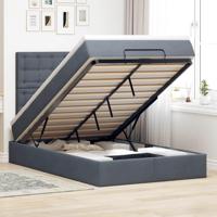 Ottoman bed met matrassen en LED's 120x190cm fluweel - thumbnail
