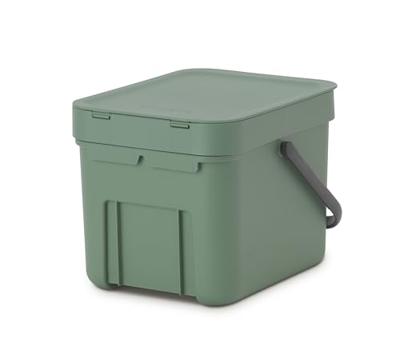 Brabantia Sort & Go afvalemmer 6 liter fir green - thumbnail