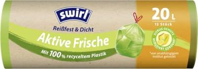 Swirl Vuilniszakken met Actifresh 20 liter 12 stuks bij Jumbo Swirl Vuilniszakken met Actifresh 20 liter 12 stuks bij Jumbo