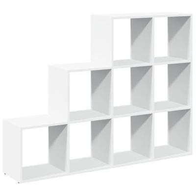 Kamerscherm / boekenkast 3-laags 137,5x29x103,5 cm hout wit Kamerscherm / boekenkast 3-laags 137,5x29x103,5 cm hout wit