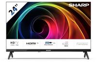Sharp 24HA1205E – TV 24 inch (61 cm) (resolutie 1368 x 768, 3 x HDMI, 2 x USB) zwart - thumbnail