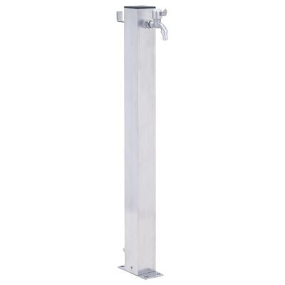 Waterzuil vierkant 80 cm roestvrij staal Waterzuil vierkant 80 cm roestvrij staal