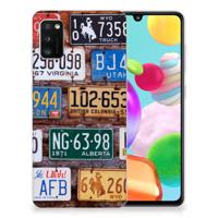 Samsung Galaxy A41 | Siliconen hoesje | met foto Kentekenplaten - thumbnail