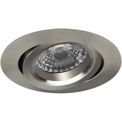 Kantelbare GU10 Inbouwspot Ø82mm - Nikkel Aluminium