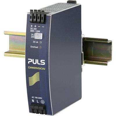 PULS QS3.241 DIN-rail netvoeding 24 V/DC 3.4 A 80 W Aantal uitgangen:1 x Inhoud 1 stuk(s)