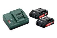 Metabo 685161000 Basic-Set 2 x 2.0 Ah Gereedschapsaccu 18 V 2.0 Ah Li-ion - thumbnail