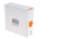 Rillprint ronde etiketten, diameter 25 mm, rol van 500 stuks, fluo rood - thumbnail