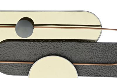 Wanddecoratie DKD Home Decor Grijs Gouden Metaal PVC Modern (96 x 5 x 40,6 cm) Wanddecoratie DKD Home Decor Grijs Gouden Metaal PVC Modern (96 x 5 x 40,6 cm)