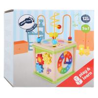 Small Foot houten activiteiten motoriek spiraal 5in1 - thumbnail