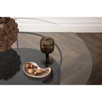 Nohr Ronde Salontafel 'Jilliam' Glas, 90cm - thumbnail