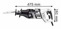 Bosch GSA 1300 PCE Professional Zwart, Blauw 1300 W - thumbnail