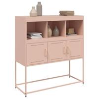 Dressoir 100,5x39x107 cm koudgewalst staal roze - thumbnail