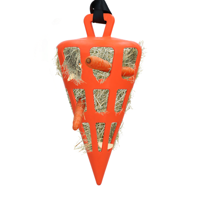 Hay Slowfeeder Fun and Flex 22 cm Oranje Wortel Hay Slowfeeder Fun and Flex 22 cm Oranje Wortel