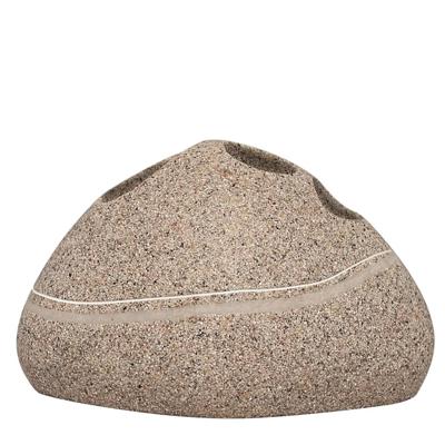 Tandenborstelhouder Sapho Little Rock Vrijstaand Polyresin Beige Sapho