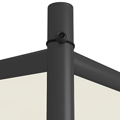 VidaXL Prieel 3x3 m 180 g/m² stof en staal wit VidaXL Prieel 3x3 m 180 g/m² stof en staal wit