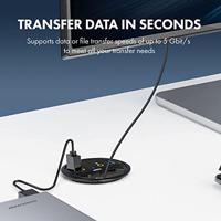 GrauGear G-THUB-AU-60 G-THUB-AU-60 USB-hub 2 poorten USB-A USB 3.0 5 GBit/s Met audiopoorten Zwart - thumbnail