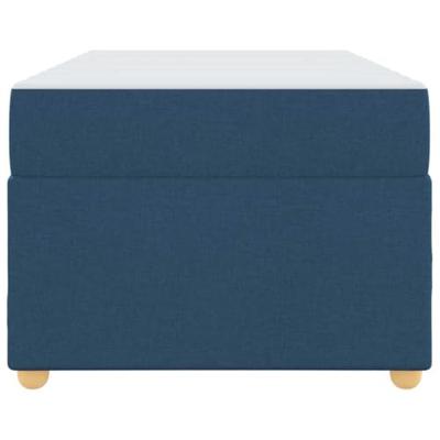 Bedframe met matras Blauw 90 x 190 cm Stof