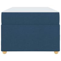 Bedframe met matras Blauw 90 x 190 cm Stof - thumbnail