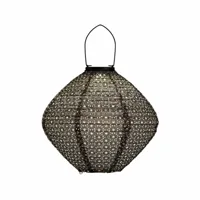 Solar Lampion Papier Grijs 29x25cm - thumbnail