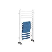 Handdoekradiator Sapho Metro Recht 45x89 cm Wit - thumbnail