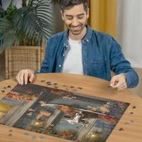 Ravensburger legpuzzel the cow in the bathtub, 1000st. - thumbnail