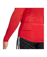 adidas Techfit Ondershirt Lange Mouwen Rood Wit - thumbnail