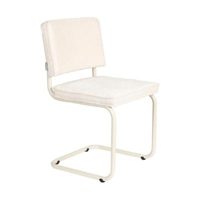 Zuiver Eetkamerstoel 'Ridge' Soft, Bouclé, kleur Wit Zuiver Eetkamerstoel 'Ridge' Soft, Bouclé, kleur Wit