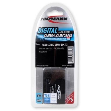 Ansmann A-Pan DMW-BLC12 Camera-accu Vervangt originele accu DMW-BLC12E 7.4 V 1000 mAh Ansmann A-Pan DMW-BLC12 Camera-accu Vervangt originele accu DMW-BLC12E 7.4 V 1000 mAh