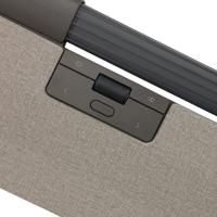 Contour Design SliderMouse Pro (bedraad) met Regular polssteun in stof Lichtgrijs - thumbnail