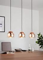 Eglo HanglampRocamar 3-lichts koperbruin - 94591 - thumbnail