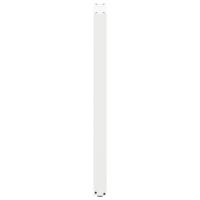 Bartafelpoten 2 st U-vormig 50x(100-101) cm staal wit - thumbnail