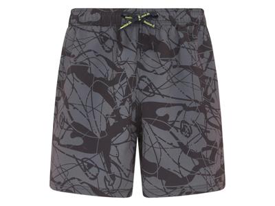 Reebok Heren zwembroek (Zwart/grijs, L)