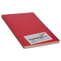 Folia gekleurd tekenpapier, 120 g, ft 21 x 29,7 cm, A4, geassorteerde kleuren, pak van 100 vel - thumbnail
