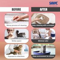 SAVIC Micro kattenbakschep - 22,5x11,5x4,5 cm - thumbnail