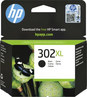 HP inktcartridge 302XL, 480 pagina&apos;s, OEM F6U68AE, zwart