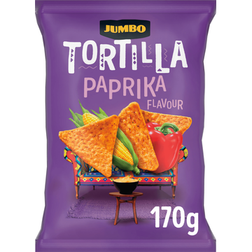 Jumbo Tortilla Chips Paprika 170 g Jumbo Tortilla Chips Paprika 170 g